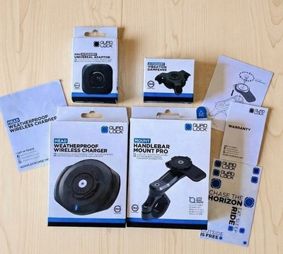   Quad Lock Motorrad - Lenkerhalterung Pro Set + Ladekopf + Dämpfer+ MAG  Neu 