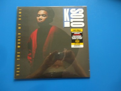 K-Solo Tell the World My Name LP (2023) NEW Yellow Vinyl Shrink Wrap Tear