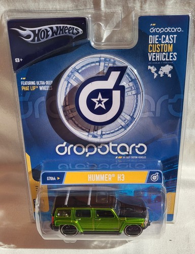**RARE TOY FAIR '06 Exclusive Hot Wheels Dropstars Hummer H3, Spectra Green, NIP - Picture 5 of 10