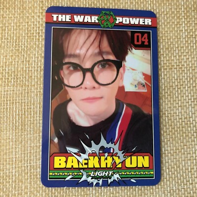 EXO BAEKHYUN [ The War Power of Music ] Official Photocard / New