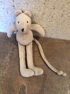 Moulin Roty La Grande Famille Tiny Teddy Mouse Nini Baby Soft Toy