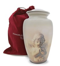 Honorary Memorials Angel's Blessing Cremation Urn for Human Ashes - Bag Included