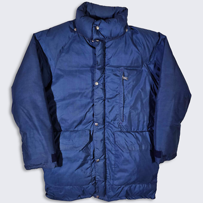 The North Face Vintage 80s Brown Label Down Puffer Jacket - Navy