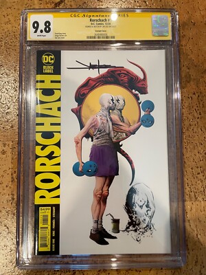 RORSCHACH #1 CGC 9.8 **SIGNED & REMARKED by Jae Lee** Tom King Watchmen RARE HTF