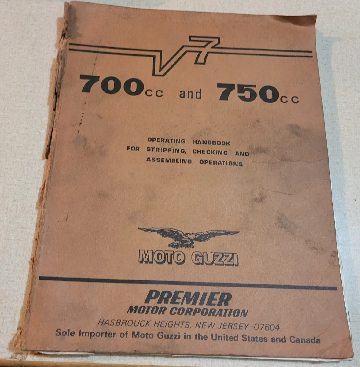 25+ Moto Guzzi Motorcycle Repair Manuals & Literature for sale