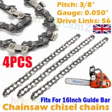4PCS 16" 40CM 56DL Chainsaw Chain Saw Blade TITAN TTB355CHN ELECTRIC.91PJ057X UK