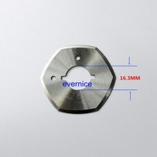 Hoja hexagonal de 50 mm RS50 para cortadora de tela eléctrica de hoja giratoria
