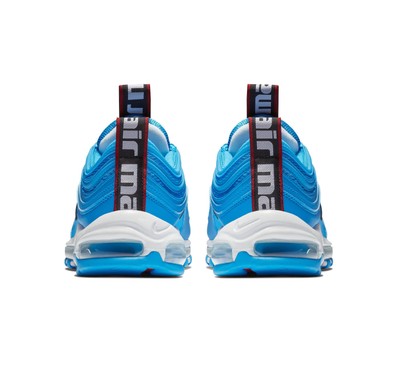 Nike Air Max 97 Trainers - Blue Hero - Overbranding - Size UK 11 