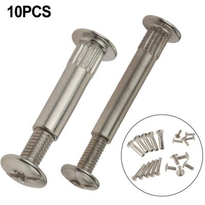 10-Piece M5 & M8 Splint Nut Snap Rivet Butt Screw Set – Carbon Steel Fasteners For Cabinets, Wardrobes & DIY Furniture