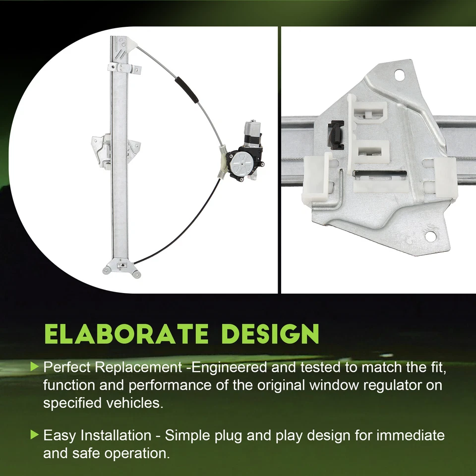 Regulador de ventana eléctrica delantero izquierdo con motor para Mitsubishi Montero 1992-2000 Foto 4 de 4