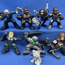 G.I. Joe Combat Heroes Lot 8 Mini Action Figures Hasbro 2008 No Doubles