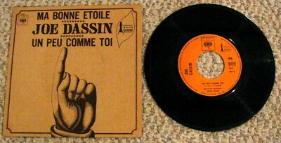 JOE DASSIN~MA BONNE ETOILE 45  French Pop Import FREE SHIPPING