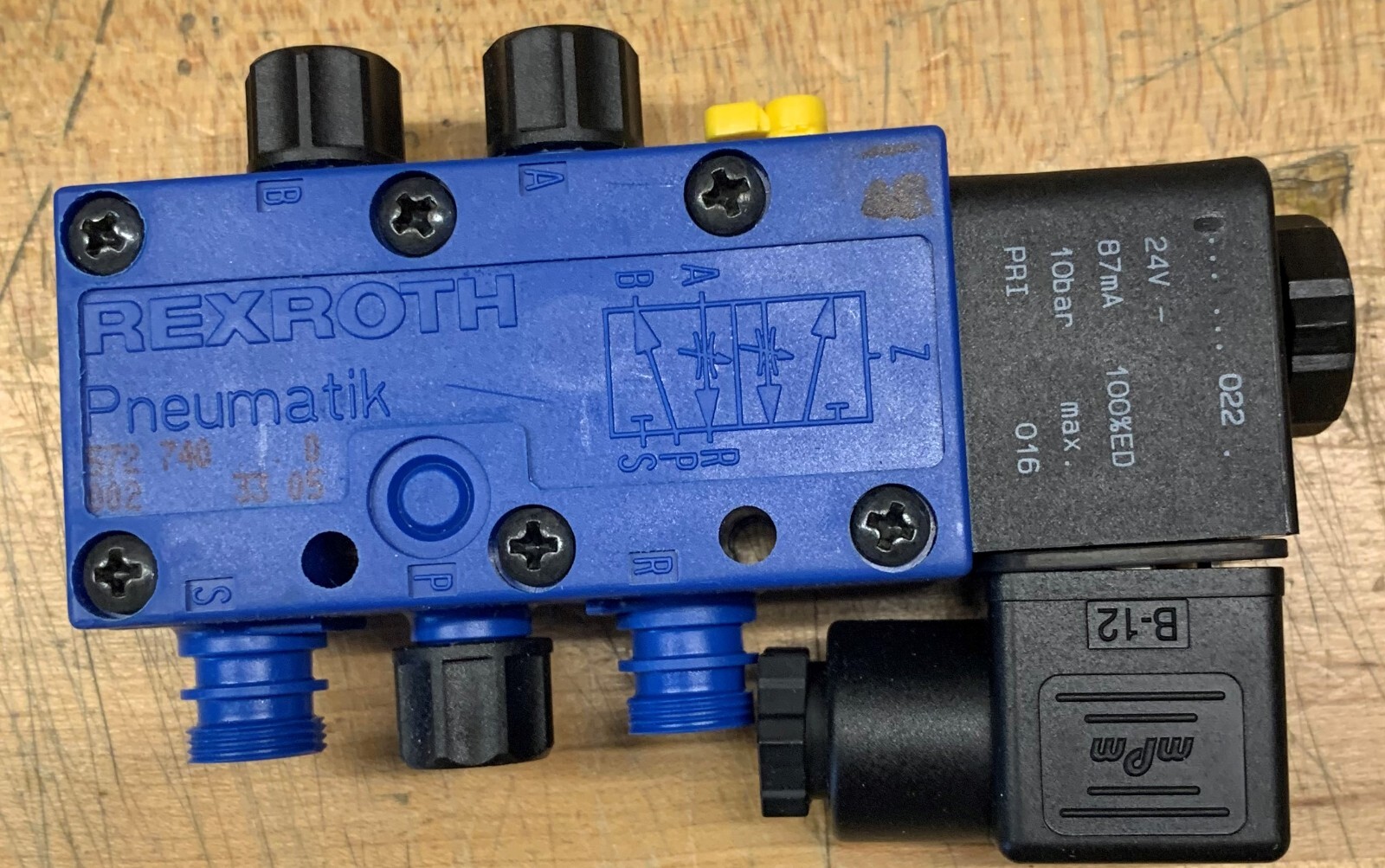 Rexroth 5727400220 Solenoid Valve Magnetventil NMP for sale online 