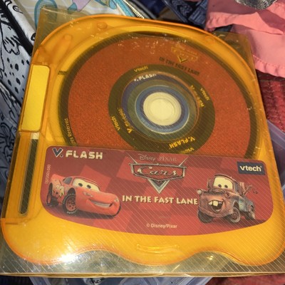 CARS IN THE FAST LANE  .V.Flash VTech Edutainment Video Game *Disc Only