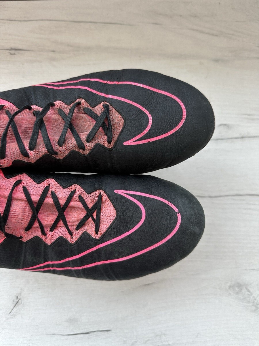 Nike Mercurial Superfly FG Leather Black Pink ACC Soccer