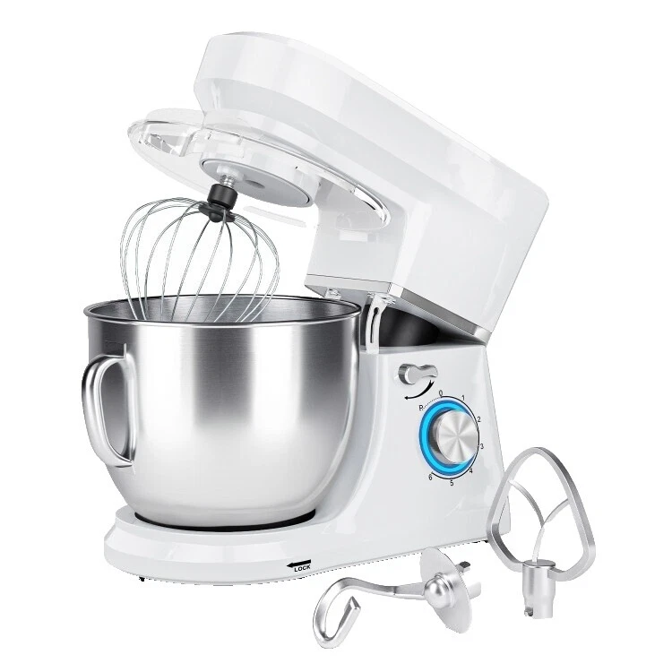 Blanco 600-899 W mezcladores Encimera con batidor