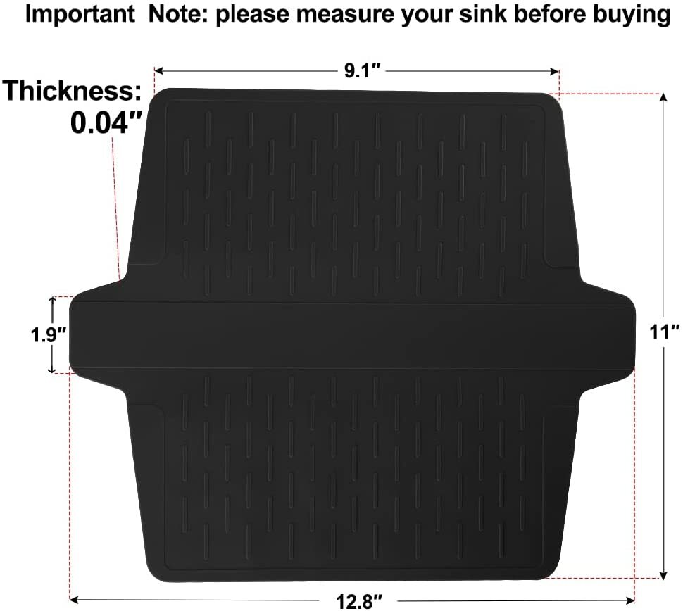 Sink Saddle Silicone Sink Divider Mat Kitchen Sink Protector Sink Mat