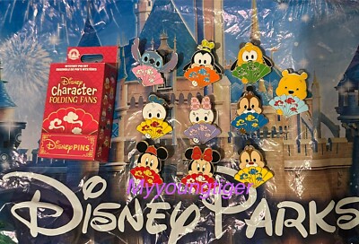 Disney Parks Character Folding Fans Mystery Box - Full Set  display picture 2