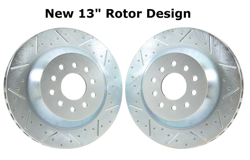 1968-1972 Chevy El Camino  Front 13" Rear 12" Big Disc Brake Conversion Kit Foto 2 de 4