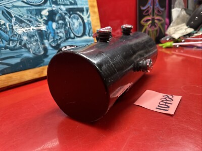 Harley Chopper Oil Bag Tank Rigid Frame Sportster Shovelhead Round