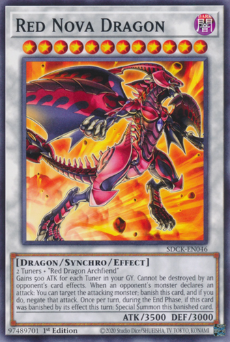 YUGIOH Red Nova Dragon Deck with Scarlight Archfiend Complete 42 - Cards - Picture 1 of 1