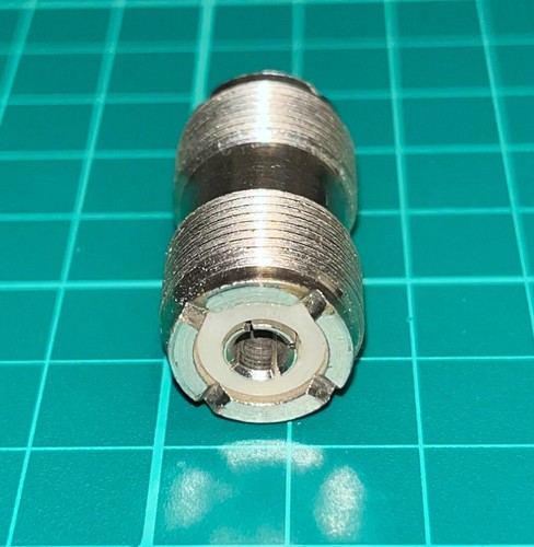 SO239 To SO239 - Back To Back/Female To Female Connector - Gender Changer (Used) - Zdjęcie 4 z 4