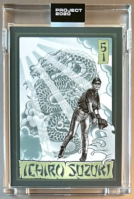 TOPPS PROJECT 2020 #272 ICHIRO SUZUKI by MISTER CARTOON 2001 MARINERS FREE SHIP