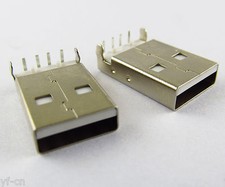 1pc A Type 90 Degreee Right Angle USB 4pin Male Socket Connector PCB Socket