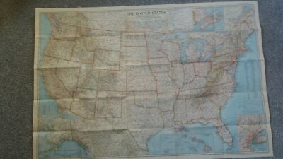 Vintage Karte von State of Alaska 1959