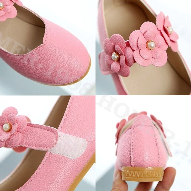 Девочек Kids день рождения вечеринки свадебное платье кожаные туфли детей ясельного возраста школы туфли на плоской подошве - Изображение 2 из 4