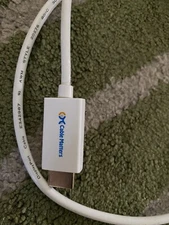 Mini DisplayPort Display Port HDMI 6’ Cable Cord Apple iMac MacBook Pro