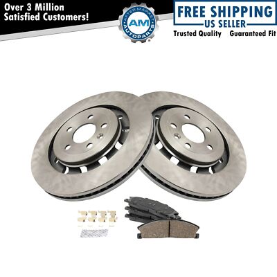 Front Premium Posi Ceramic Disc Brake Pads & Rotors Kit for Ford Lincoln