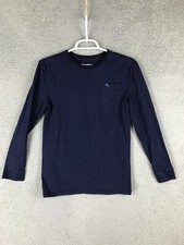 Tommy Bahama Boys Long Sleeve Crew Neck Dark Blue Pullover T Shirt Size XL 14
