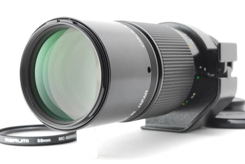 [MINT+++ w/Cap]Canon New FD NFD 200mm F/4 Macro MF Telephoto Lens From JAPAN