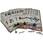 Clue Board Game Pieces Vintage 1986 As Pictured By Parker Brothers