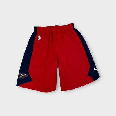 Red Nike Dri-Fit New Orleans Pelicans Basketball Shorts Men's M Medium