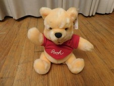 Vintage 10" Walt Disney World Articulated Winnie the Pooh Plush NWT 1980's