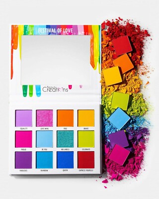 Beauty Creations Festival Of Love Matte Shimmer Bright Neon 16 Color Palette