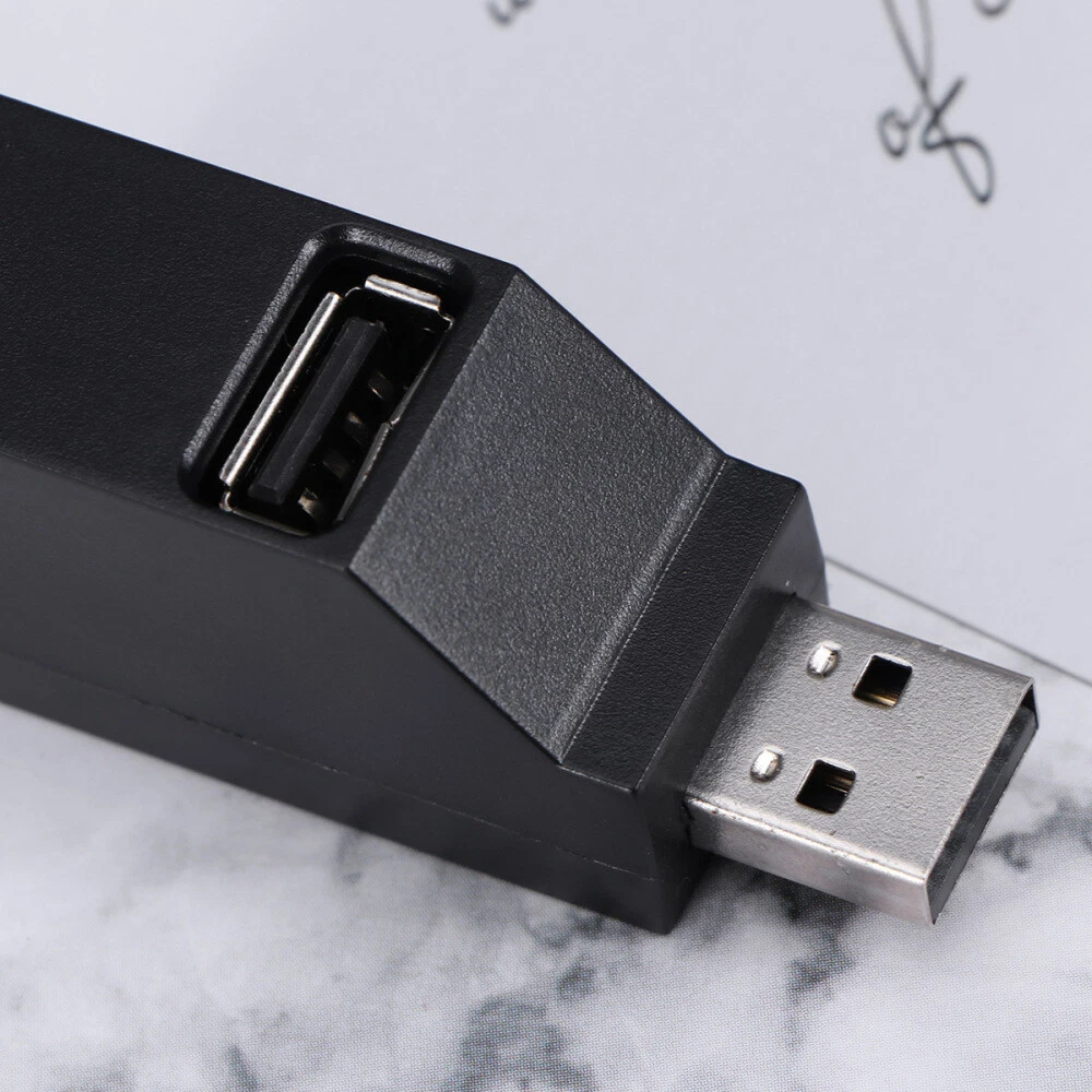3-Port USB Hub Expander for Desktop with Multiple Ports Adapter  