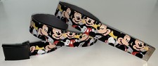 Mickey Mouse BELT Walt Disney Land World Kids Childrens Vintage Logo Cartoon New
