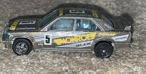 BURAGO Mercedes 190 E 1:43 No.5 Monroe - Silver - Picture 5 of 6