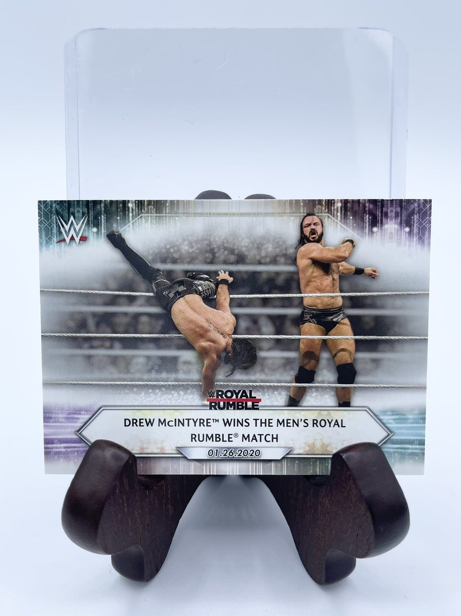 Drew Mcintyre Royal Rumble 2021 On Tv 2021 Topps WWE Royal Rumble