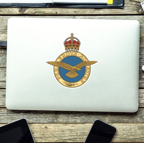 Royal Air Force (RAF) Abzeichen Aufkleber - wasserdicht Vinyl - Königskrone - Bild 2 von 9