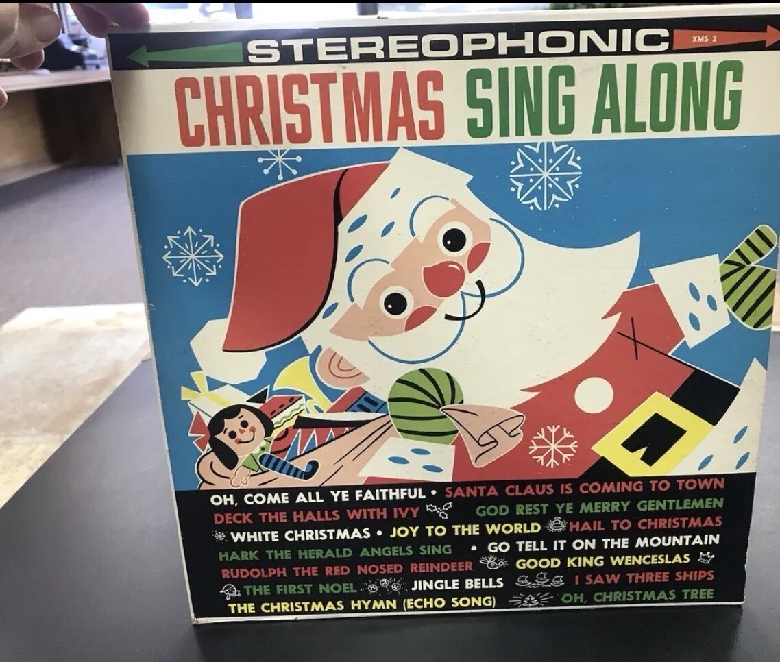 アート・デザイン・音楽 merrycompany Christmas vintage Graphics Art record stereophonic Sing Along