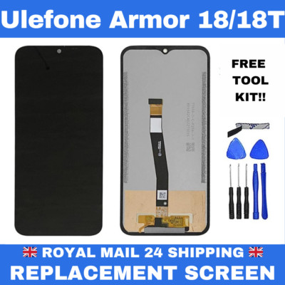 Ulefone Armor 18T & 19 Ersatz Glas LCD Touchscreen Display, 24h Versand