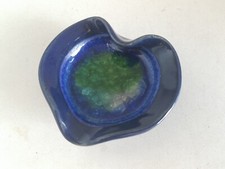 Vintage Cigar Cigarette Ashtray Made In USA Stoneware