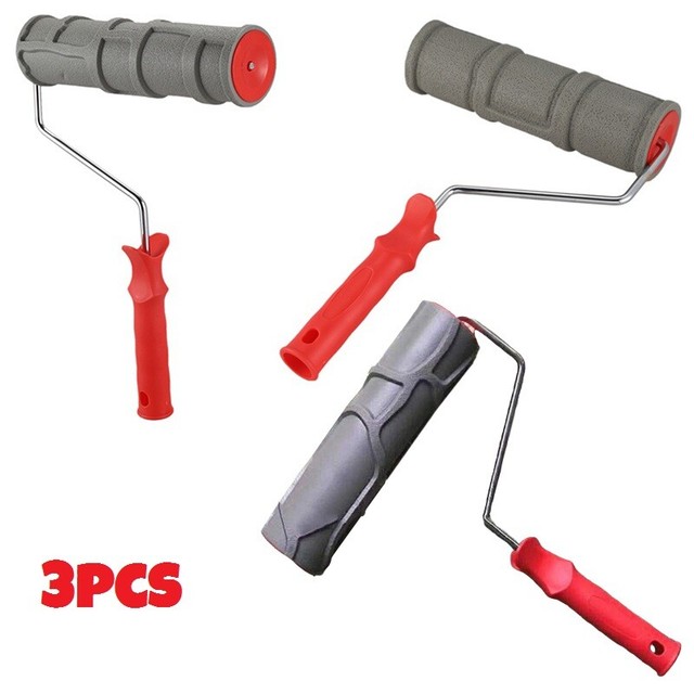 3pcs Decorative Stamp Roller Rubber Concrete Masonry Stone eBay