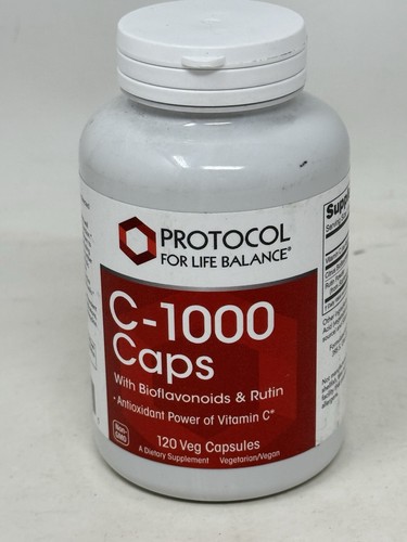 Protocol For Life Balance C-1000 + Zinc-15 120 caps New
