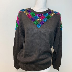 sequin sweaters holidays