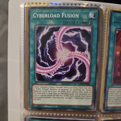 Yu-Gi-Oh! Karte Cyberload Fusion – SDCS-EN026 Common, 1. Auflage, Aus Cyber Strike Structure Deck